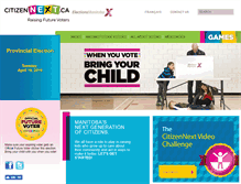 Tablet Screenshot of citizennext.ca